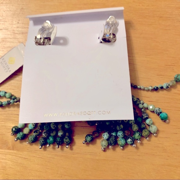Kendra Scott Turquoise Cecily Statement Earrings NWT! ✨ - Picture 6 of 8